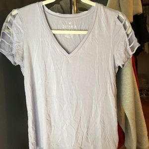 american eagle soft & sexy lavender t shirt
